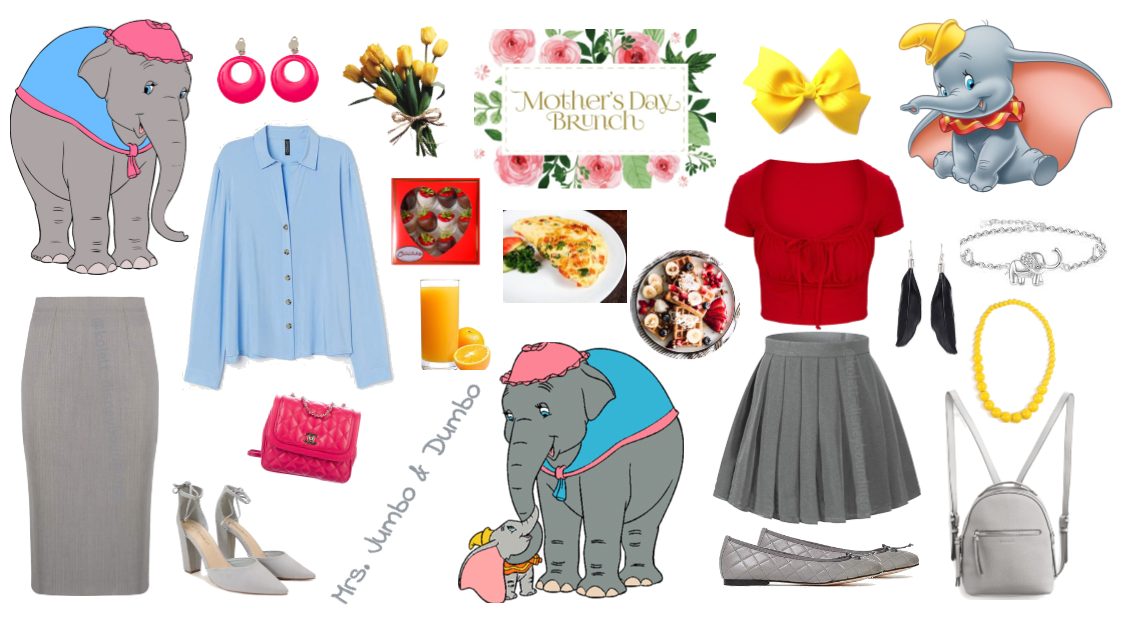 Mrs. Jumbo & Dumbo outfit - Disneybounding