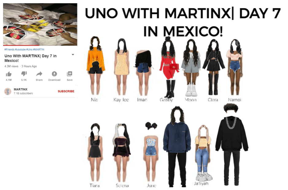 UNO WITH MARTINX| DAY 7 IN MEXICO