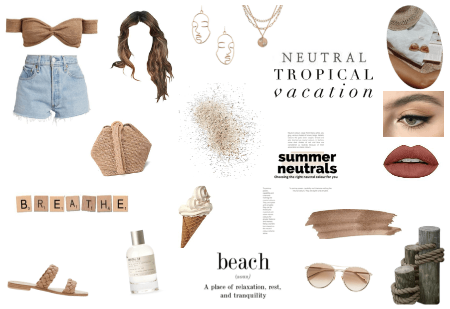 Neutral Tropical Vacation