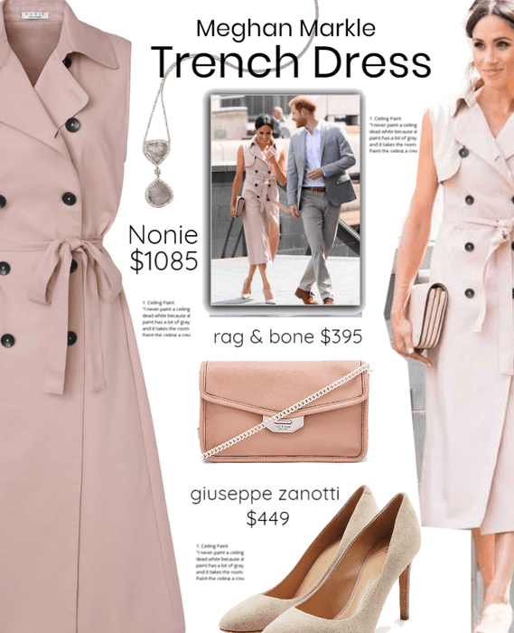 Meghan Markles Nonie Trench Dres