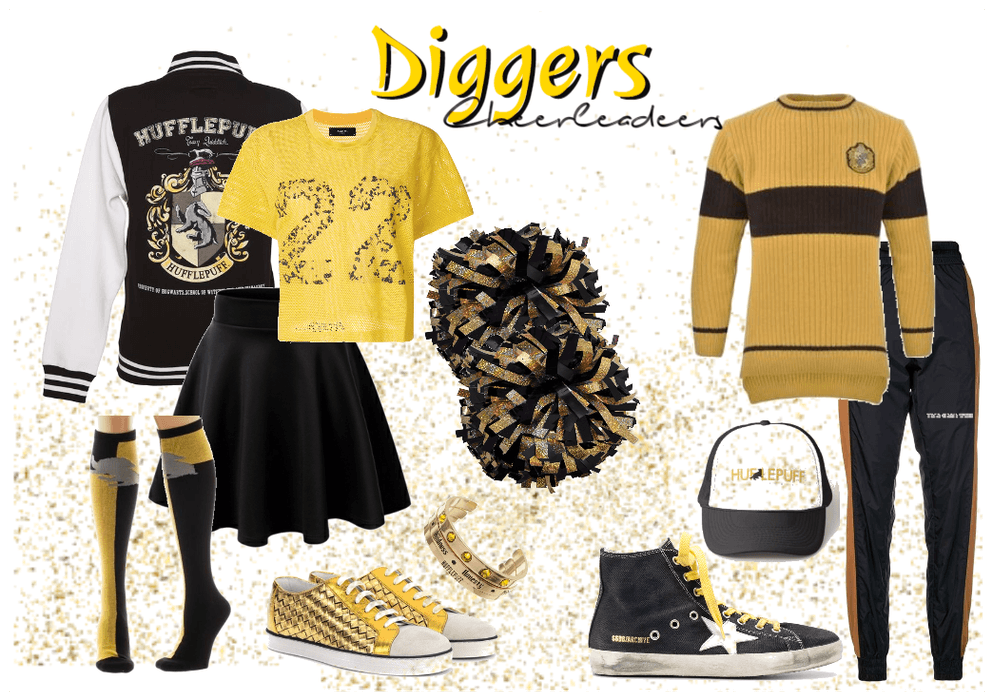 Diggers Cheerleaders Uniform #1