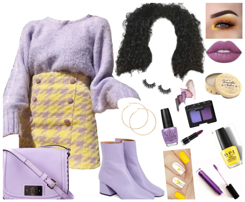 Purple & Yellow Outfit (Sorry if it looks bad)