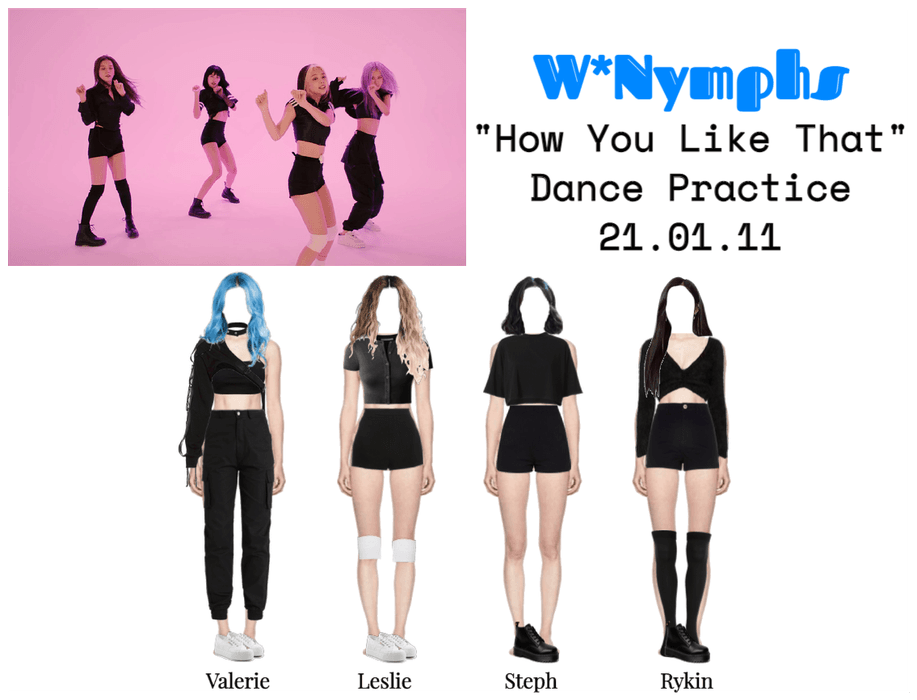 W*Nymphs "How You Like That" Dance Practice