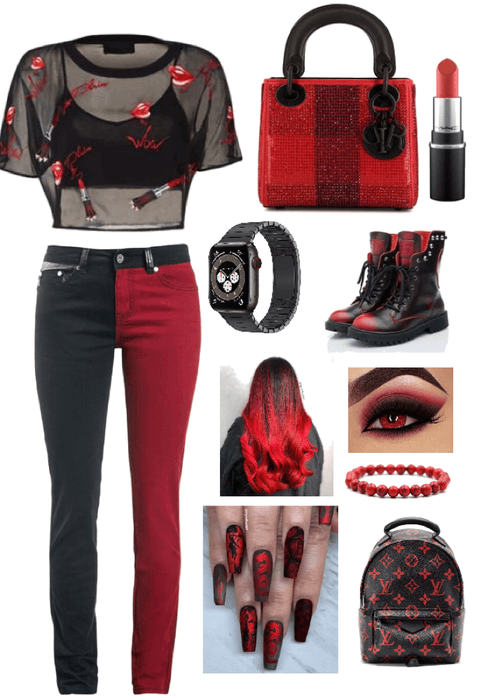 Red and black challenge