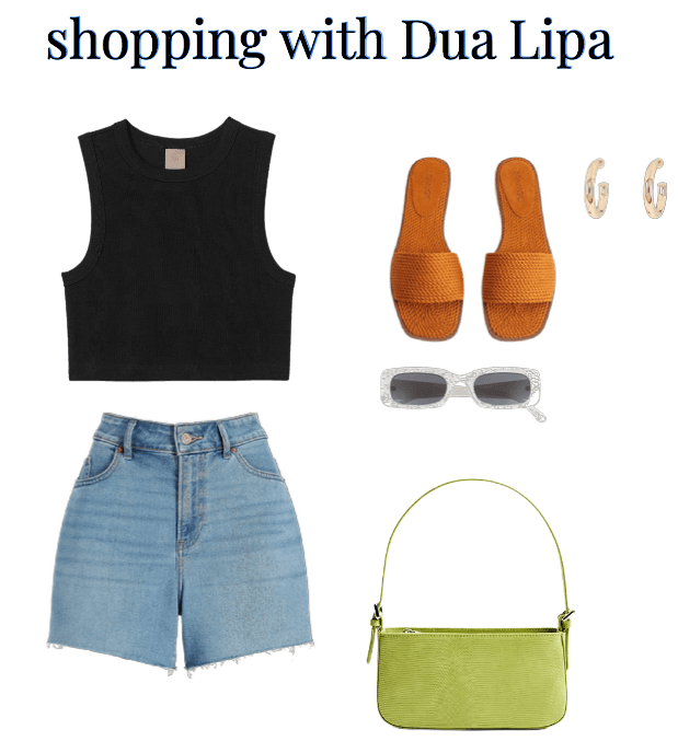 shopping with dua lipa