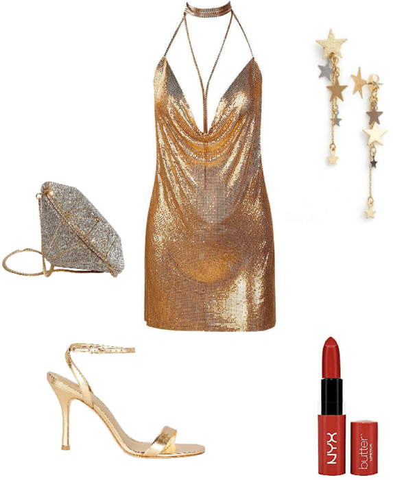 GOLD NEW YEAR OUTFIT 2021