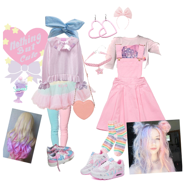 Fairy kei and pink outfit