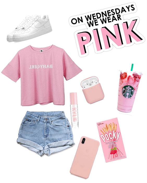 School time (Inspired by mean girls we wear pink on Wednesday)