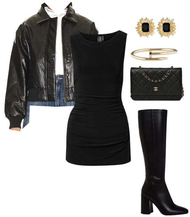 LBD with jacket outfit
