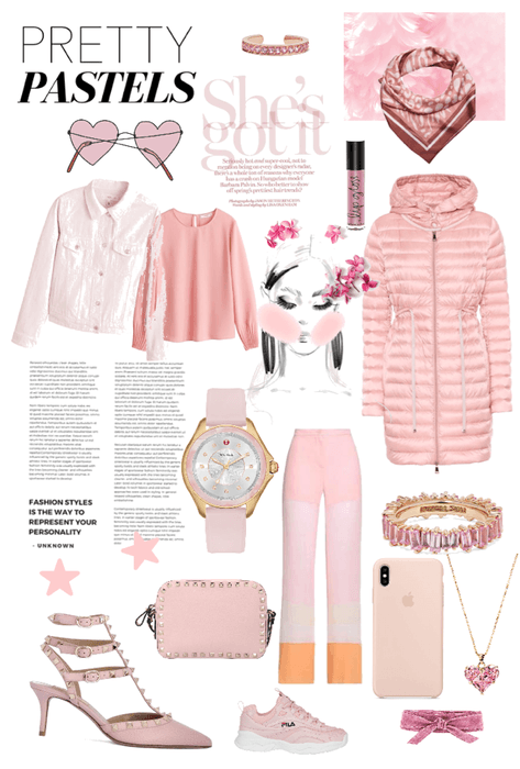 pink pastels