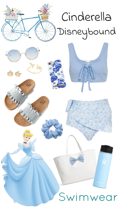 Cinderella Swimwear Disneybound