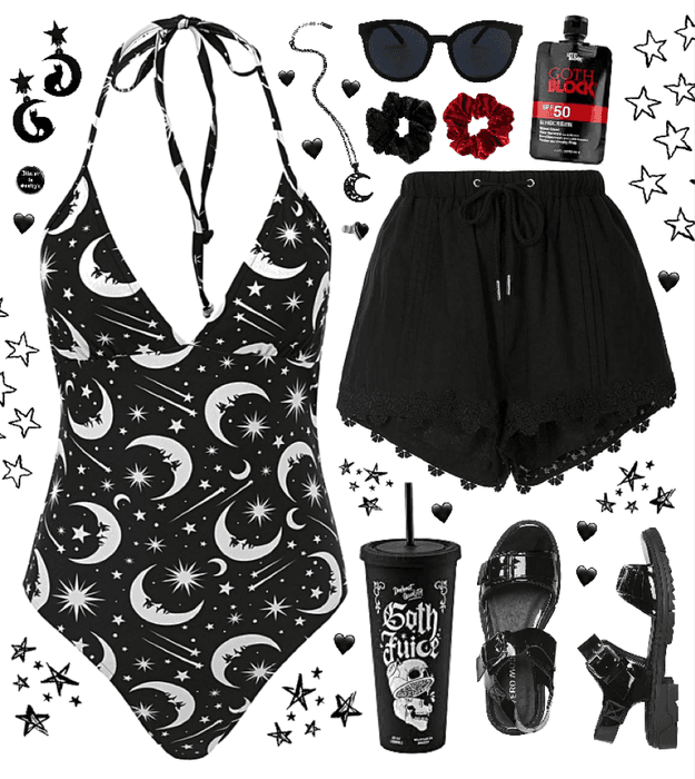 Pool Party Goth