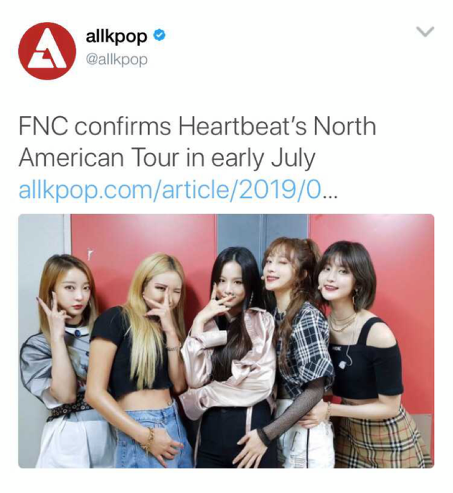 [HEARTBEAT] ALLKPOP ARTICLE | NORTH AMERICAN TOUR