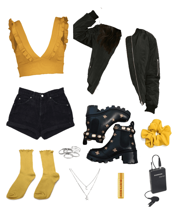 yellow fit for a game show