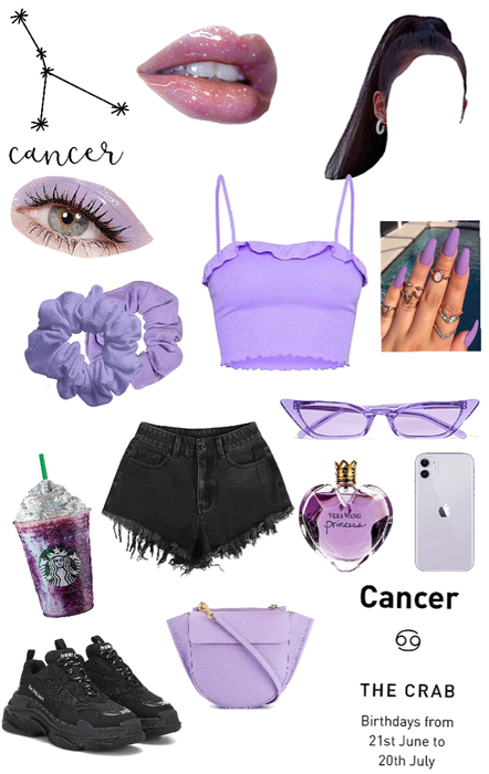 outfit cancer purple