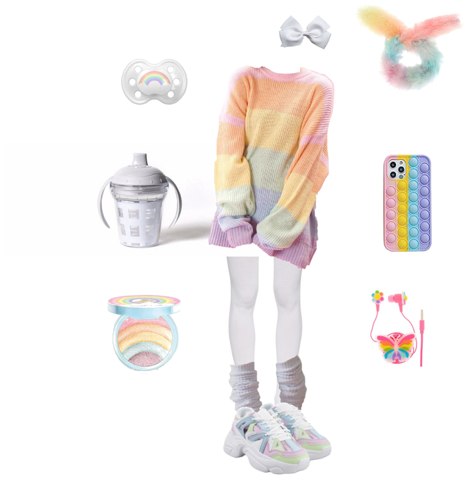 agere/littlespace- pastel rainbow