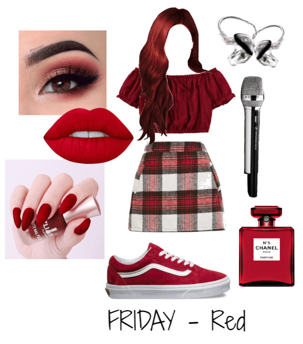 IN YOUR AREA(Monochromatic outfit - RED prt1)