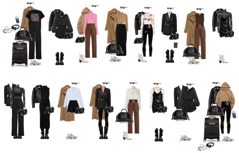 packing light winter outfits