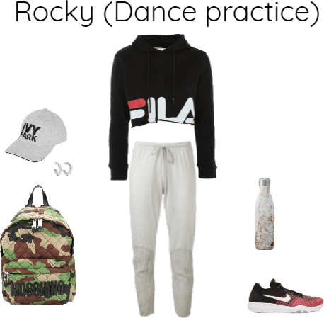 dance practice with Rocky