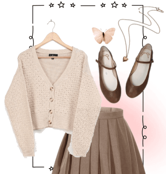 Mini Skirt Challenge - Pink+Brown