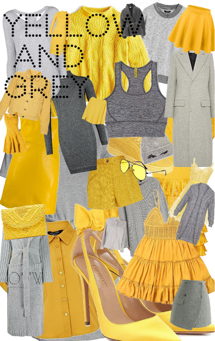 yellow and grey