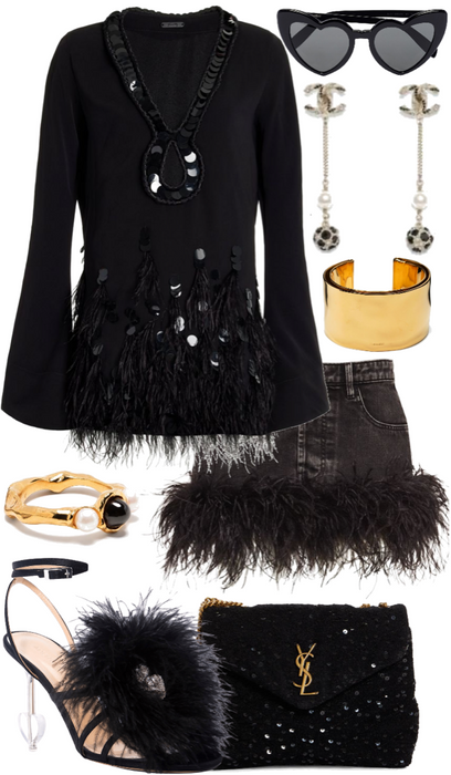 Texture: Feathers, Sequins & Fringe 2023 Trend