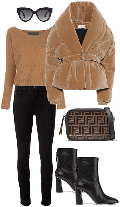 camel and black