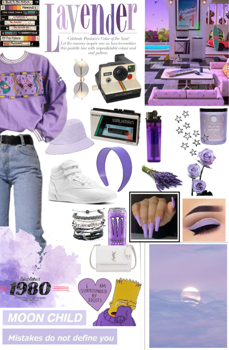 Rockin’ 80s lavender