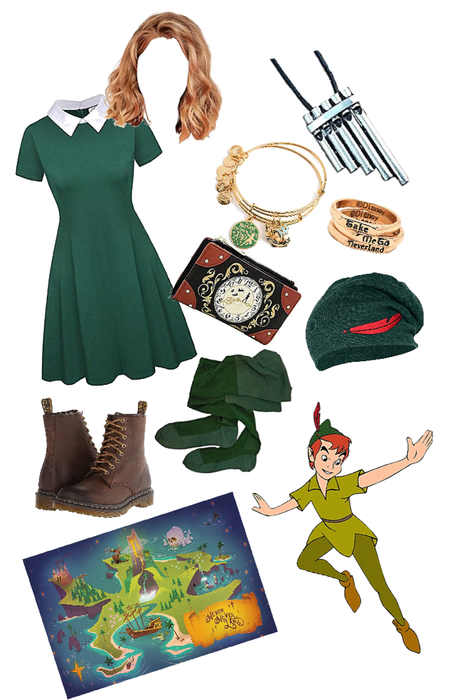 Peter Pan Disney bound