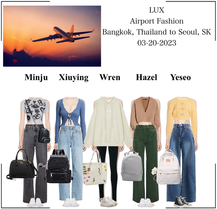 LUX 럭스- Airport Fashion 3-20-2023
