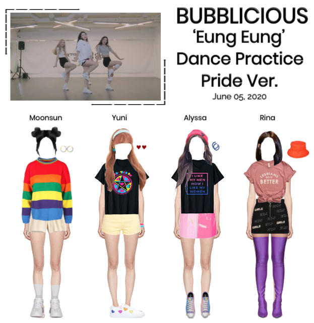 BUBBLICIOUS (신기한) ‘Eung Eung’ Pride Dance Practice