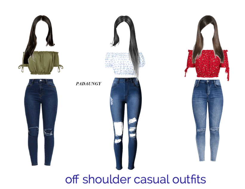 off the shoulder outfits
