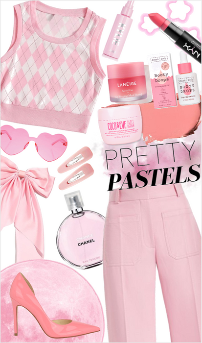 pink pastel palette