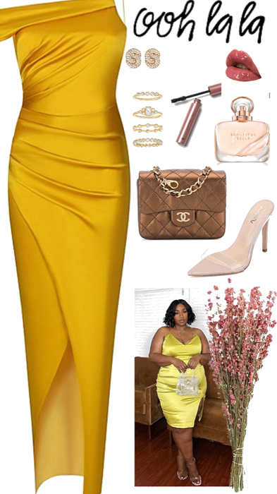 Elegant Glam Date Night Outfit