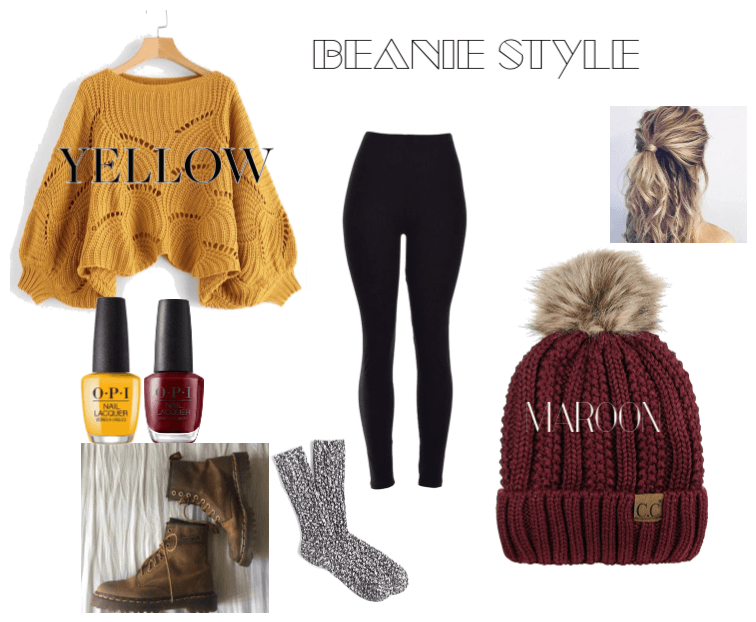 beanie outfit i would wear