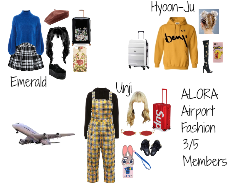 Airport Fashion || Fake K-pop Girl Group ALORA