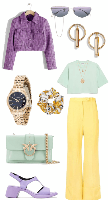 Colorful spring outfit