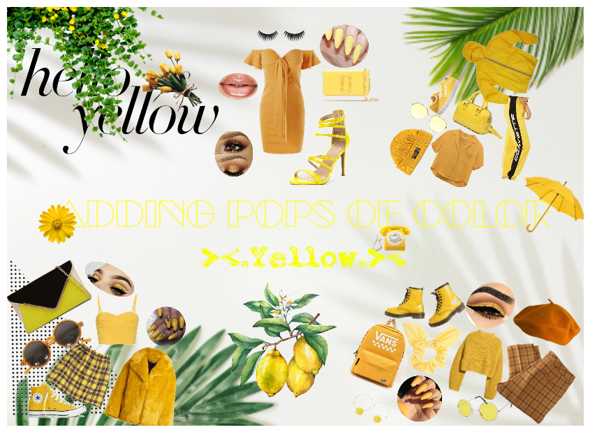 Adding Pops Of Color 3: Yellow