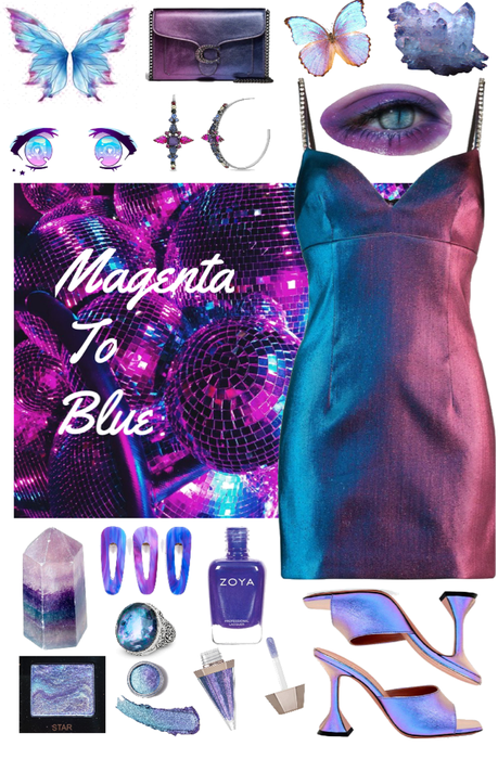Magenta to Blue
