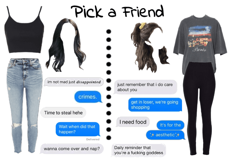Pick A Friend. Left or Right?