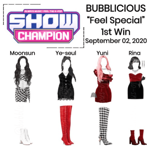 BUBBLICIOUS (신기한) “Feel Special” 1st Win