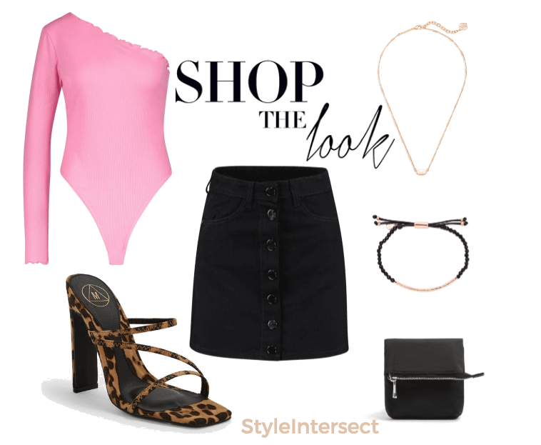 black denim skirt styleoftheweek