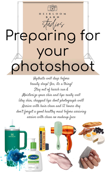 Preparing for your photoshoot