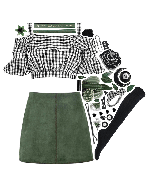 Forest Green + Black