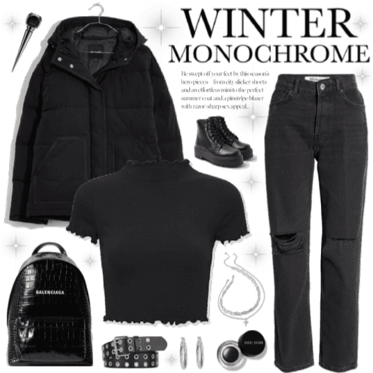 Black Winter Monochrome