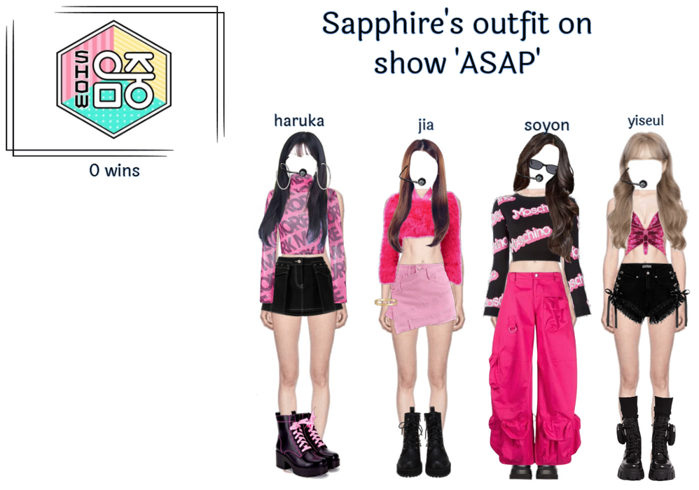 Sapphire ON SHOW stage performance outfits