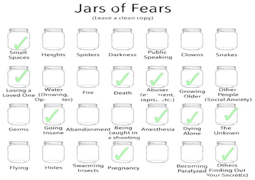 Jars of fears,,,,,,