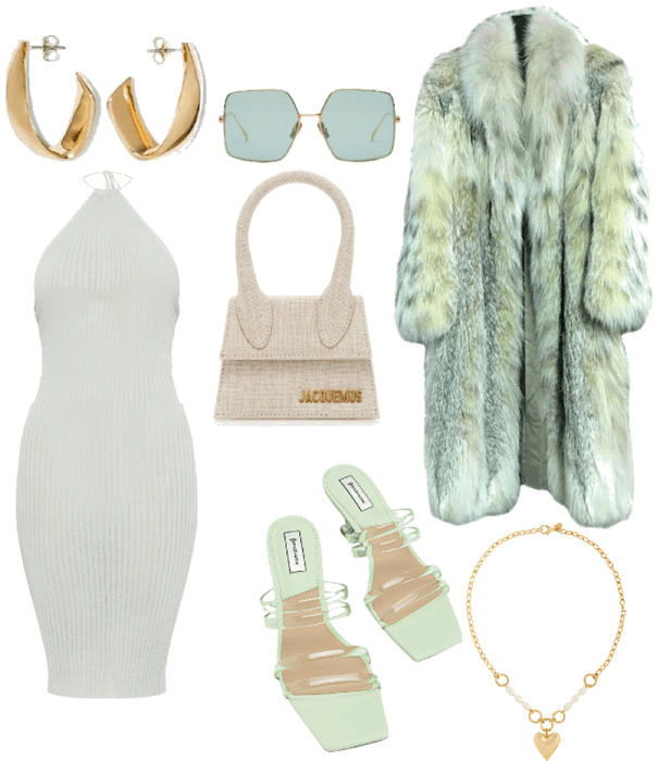 sage green outfit
