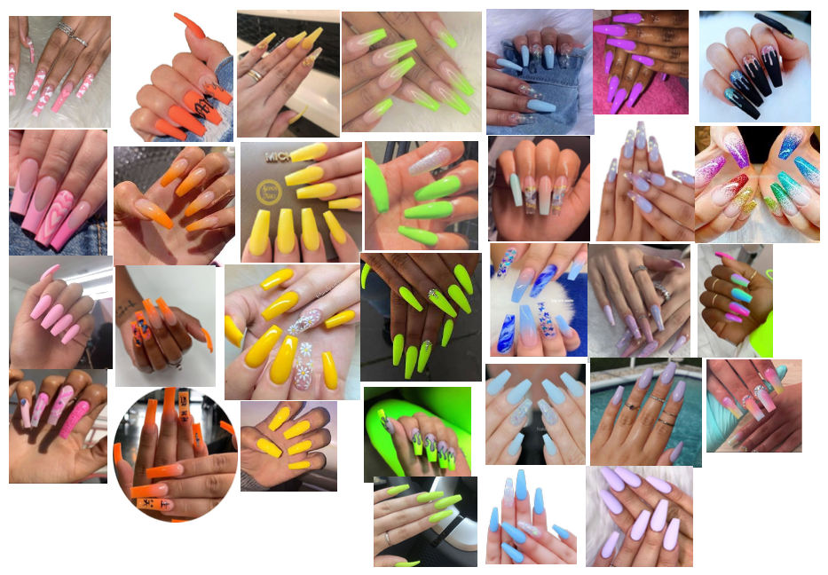 all type of nails