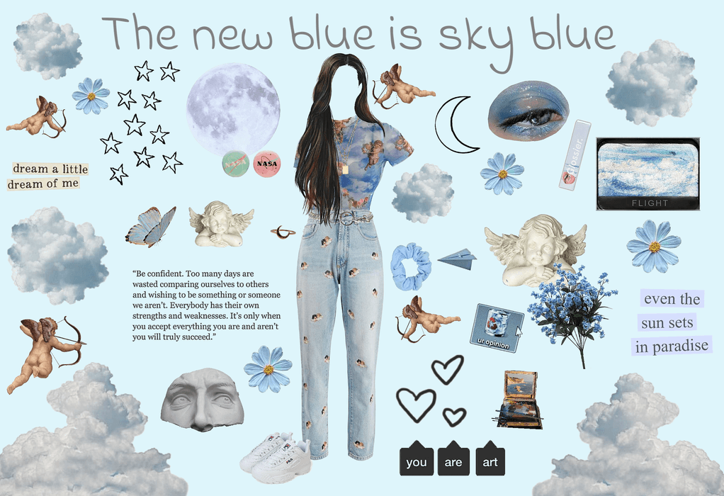 The new blue is sky blue 💙☁️